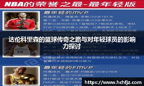 达伦科里森的篮球传奇之路与对年轻球员的影响力探讨